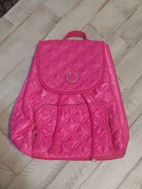 Vera Bradley Bright Pink Quilted Backpack